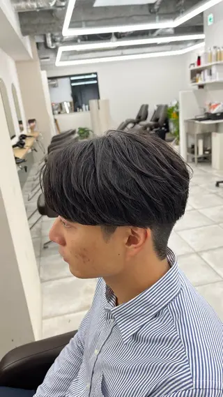 ショート パーマ メンズ 🏆メンズヘア特化 🥇代表りんぺーのヘアスタイル