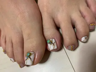 ネイル rukianail 新里のネイルデザイン