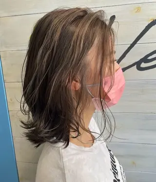 ミディアム 韓国風ショート 募集SHOKIのヘアスタイル
