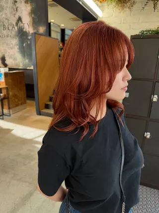 ミディアム テラダ ユウシン西金沢のヘアスタイル