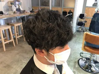 パーマ メンズ カット✂️カラー🌈 はお任せ✨ 芳賀 要のヘアスタイル