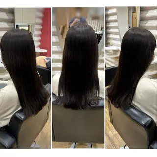 ロング カラー KON|ごまかさない 艶。酸熱×精密カットのヘアスタイル
