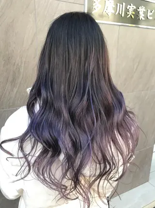 ロング タカツド ユウキのヘアスタイル