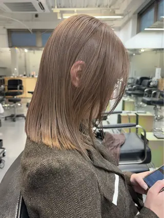 ミディアム カラー 村田 りょうやのヘアスタイル