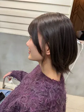 ミディアム 太田 明伽のヘアスタイル