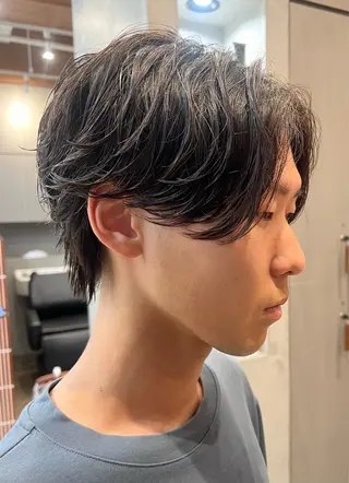 ショート パーマ 仲井間 賢雄 fifthのヘアスタイル