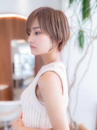 ショート カラー 渋谷ボブ特化 /田中航平のヘアスタイル