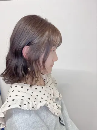 ミディアム カラー Sol plusのヘアスタイル