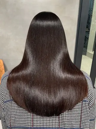 ロング カラー うる艶カラー 顔周りカット♡ikuのヘアスタイル