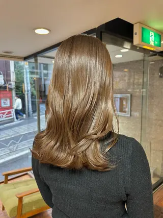 ミディアム カラー 矢野 晃平のヘアスタイル