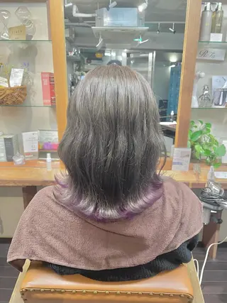 カラー 🫧BUBBLES 新所沢　かとうゆきのヘアスタイル