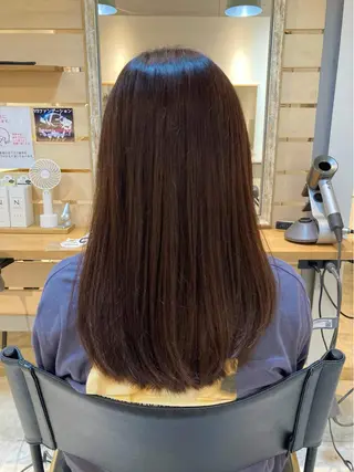 セミロング カラー 【女性指名No.1】 西口直子のヘアスタイル