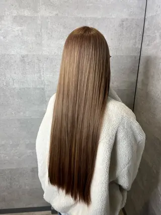ロング 宇都宮市ブリーチ/ 縮毛矯正専門Albaのヘアスタイル