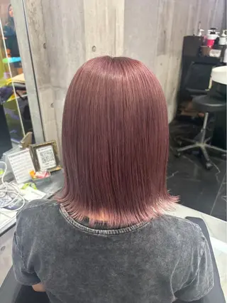 ミディアム カラー 🫧ハイトーン 🌈透明感☘️らいのヘアスタイル