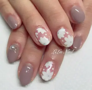 ネイル モチの良さ◉ フィルインネイル♡のネイルデザイン
