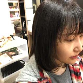 ミディアム 佐川 絢のヘアスタイル