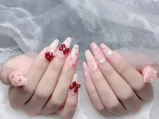 ネイル MoMoA Nail ネイル長さ出し専門店のネイルデザイン