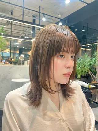 ミディアム 小田 桜のヘアスタイル