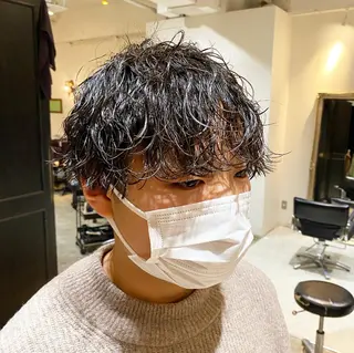 ミディアム バレイヤージュ職人 🔥代表YU-SHIのヘアスタイル