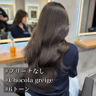 ロング カラー ヘアアレンジ レイヤー×透明感カラ ーHAYATOのヘアスタイル