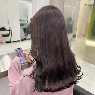 ロング カラー ヘアアレンジ 縮毛矯正🤍 ボブ/ HIKARIのヘアスタイル