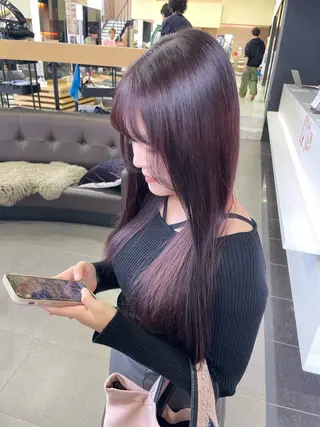 ロング カラー オールマイティ美容師 💋𝑨𝑵𝑵𝑨のヘアスタイル