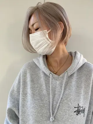 ショート カラー KOOKI スティードトーキョーのヘアスタイル