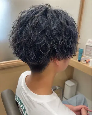 ショート パーマ 久木原 ゆりのヘアスタイル