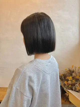 ミディアム カラー パーマ 菅野 愛のヘアスタイル