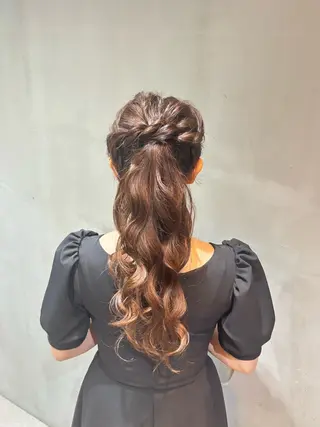 ロング ヘアアレンジ 赤み消し透明感🤍 髪質改善🌙/伽音のヘアスタイル