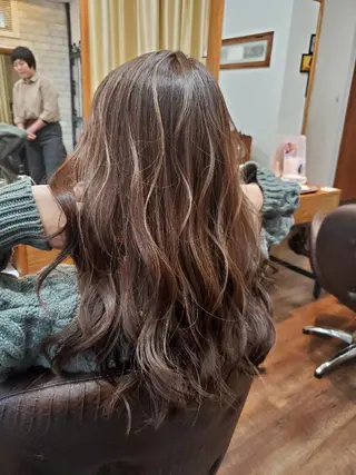 ロング カラー パーマ ヘアアレンジ メンズ ネイル マツエク・マツパ まとまり💯悩み改善 ★松本尚弥★店長のヘアスタイル