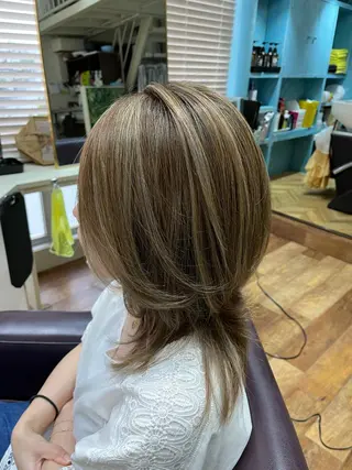 ロング カラー 嘉手納美容室 ルアナエヴァのヘアスタイル
