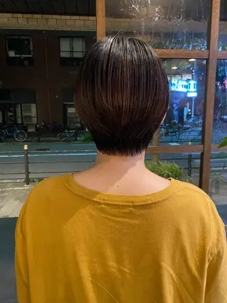 ショート カラー ヘアアレンジ 、 、のヘアスタイル