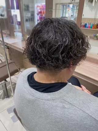 パーマ メンズ 技術モデル募集中 🩶村嶋 彩のヘアスタイル