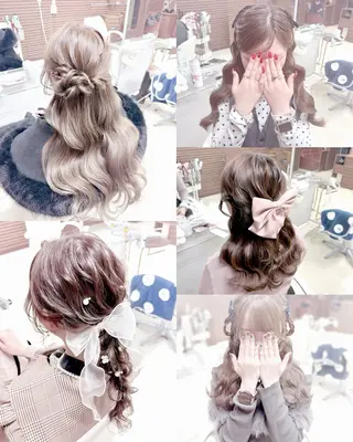 ロング 🎀 KUBO AYAKA 🎀✨のヘアスタイル