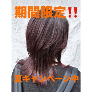 ミディアム カラー 島袋カナ☀️🉐 夏キャンペーン中☀️のヘアスタイル