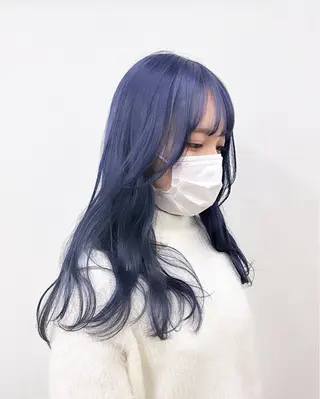 ロング カラー ブリーチ　ハイトーン 特化🌈フジタハルキのヘアスタイル