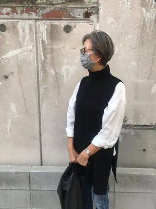 ショート ayane⭐️ボブ・ ショート・パーマのヘアスタイル