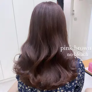 ロング カラー ブリーチなしWカラー 🎀韓国ヘア/amiのヘアスタイル