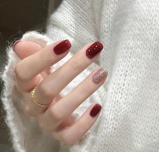 ネイル By moonネイル 🌷ワンホン/韓国風のネイルデザイン
