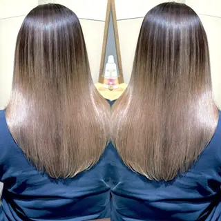 セミロング 髪質改善専門店 縮毛矯正安阪のヘアスタイル