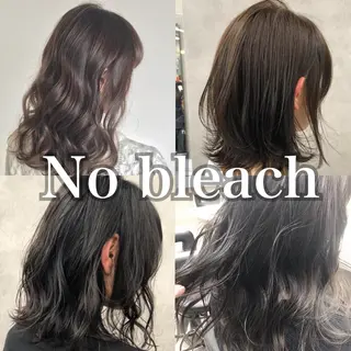 ミディアム カラー 柔らかbeige モトキのヘアスタイル