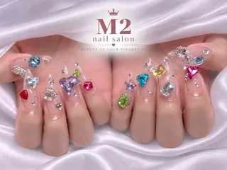 ネイル 長さだし専門店 M2　rikaのネイルデザイン