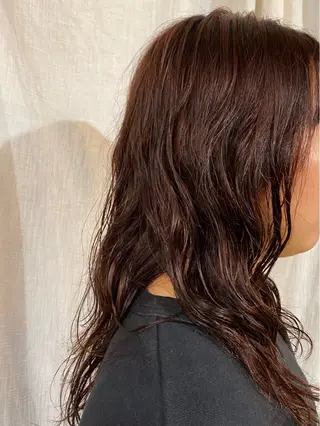 ロング カラー パーマ ORe'S HAIR BE GLaDユウナのヘアスタイル
