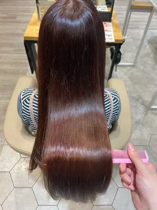 ロング 髪質改善✨/ 透明カラー🫧れいなのヘアスタイル