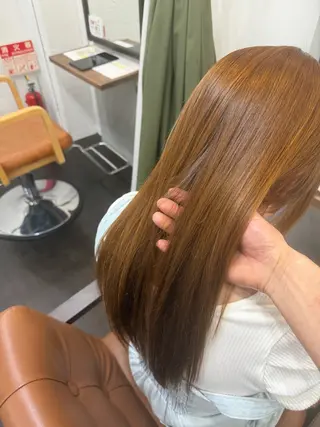 ロング カラー 🍐縮毛矯正/骨格 カット/脇 真也🍐のヘアスタイル