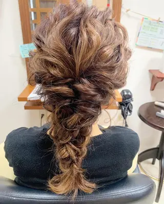 ヘアアレンジ 黒崎 美乃里のヘアスタイル