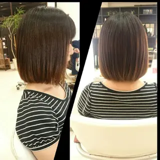 ミディアム キンジョウ エナミのヘアスタイル