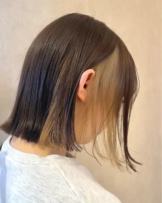 カラー 中村 真珠のヘアスタイル