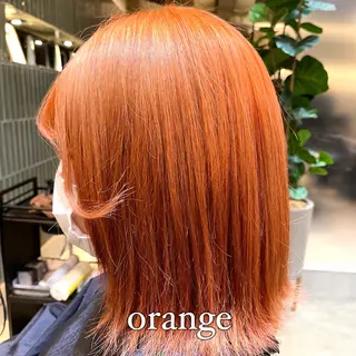 ミディアム カラー ✨縮毛矯正　韓国ヘア レイヤー✨大濱快斗のヘアスタイル